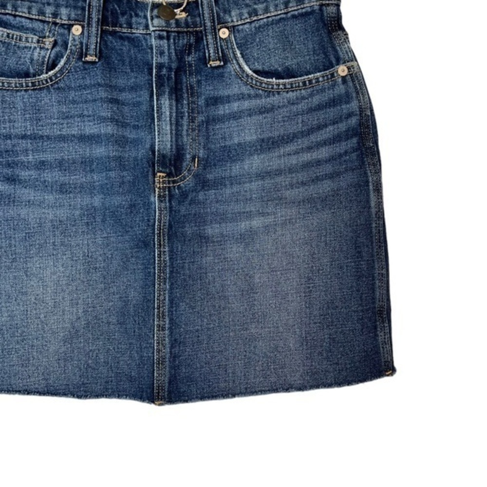 Madewell Rigid Denim Straight Mini Skirt: Reworked Edition - Picture 4 of 11
